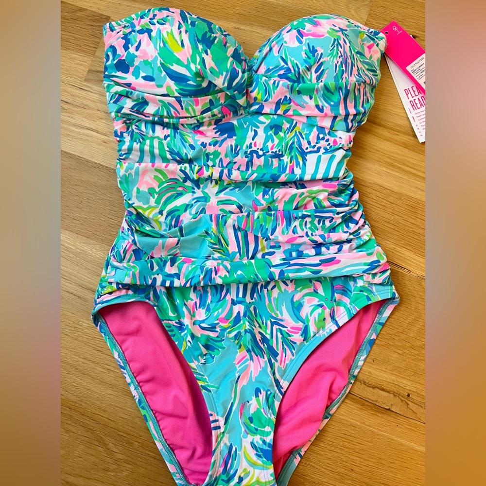 Lilly Pulitzer Flamenco One-Piece in Cabana Cocktail- Size 2
